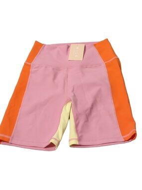 Wilo color block bike shorts size small